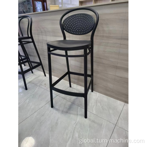 Modern Stackable Club Polypropylene Bar Chair PP Plastic Barstool Commercial Kitchen Bar Chairs Bar Supplier